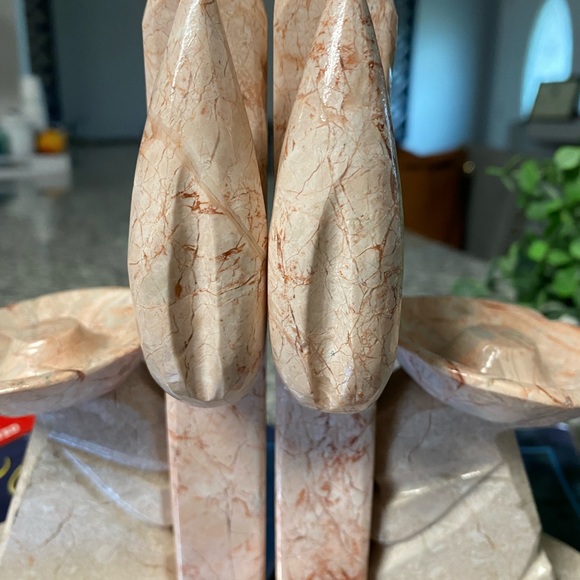 Pink Marble Cactus Siesta Bookends - Picture 4 of 5